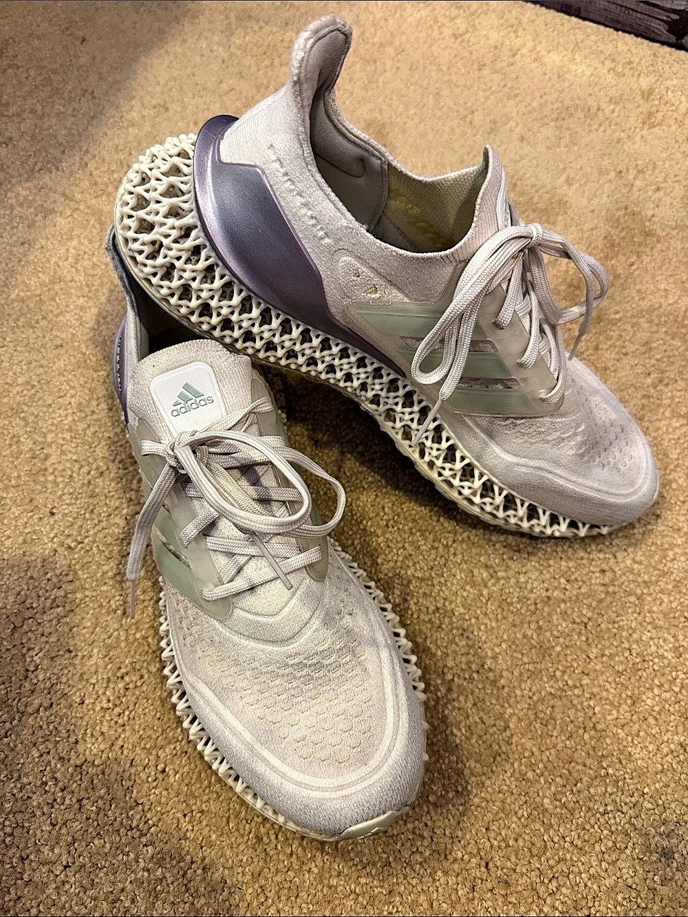 adidas 4DFWD Women's Athletic Shoes White & Purple